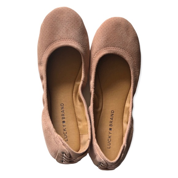 Lucky Brand Shoes - - LUCKY BRAND Pink Women’s Leather Shoes Ballet Flat Sz 8